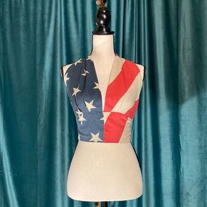 Dolls Kill Stars and Stripes Halter Top